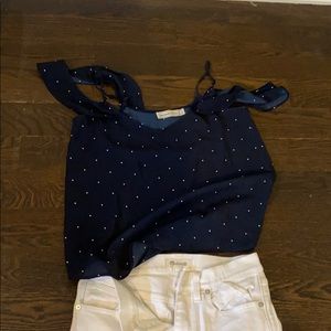 Abercrombie & Fitch Off the shoulder tank